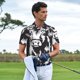 thumbnail image 3 of Balery Floral Cow Silhouette Camisa Polo de Hombre con Estampado, de Manga Corta y Tejido Medio, Camisa Tipo Golf Polo-Large, 3 of 6