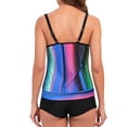 thumbnail image 5 of Moxiu Flowy Tankini Swimsuits for Women Floral Tummy Control Modest Beach Bathing Suits Long Torso Tank Tops with Boyshorts 2026, 5 of 5