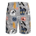thumbnail image 6 of Wukai Dog Print Beach Trunks with Compression Liner Swimsuit Quick Dry Beach Sports Shorts with Pocket-XX-Large, 6 of 8