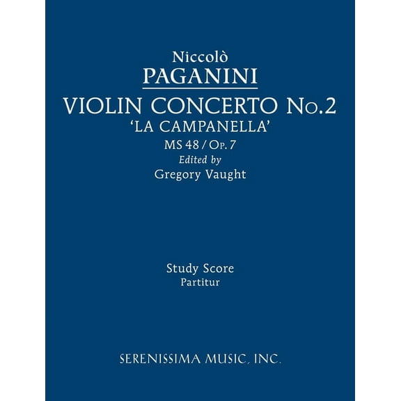 Violin Concerto No.2, MS 48: Study score, (Paperback)