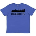 thumbnail image 3 of Inktastic Orlando Florida Skyline City Youth T-Shirt, 3 of 5