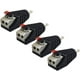 thumbnail image 3 of Adaptador de cable de altavoz RCA, paquete de 4 altavoces Phono RCA macho a AV 2 terminales de tornillo hembra Video Audio Spring Compression Balun para CCTV (RCA M/F) Zhivalor LN-5707, 3 of 4