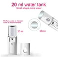 thumbnail image 4 of Nano vaporizador facial Mist Spray Extensiones de pestañas Limpieza de poros Agua SPA Hidratante Rociador facial USB Recargable Mini dispositivo de belleza - El verano te da frescura (Blanco), 4 of 5