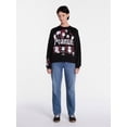 thumbnail image 2 of Peanuts Women's Halloween Graphic Fleece Sweatshirt with Long Sleeves, Sizes XXS-XXL, 2 of 5