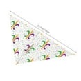 thumbnail image 6 of Easygdp Mardi Gras Carnival1 Pet Scarf, Dog Triangle Scarf, Printing Dog Bib, Handkerchief Scarf for Small Medium Large Dogs Cats Pets, 6 of 9