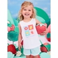 thumbnail image 2 of Garanimals Newborn, Baby & Toddler Girl Cotton Pull-On Dolphin Shorts, 3-Pack, Sizes 0-6T, 2 of 11