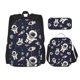 thumbnail image 1 of Fotbe Cartoon Spaceship Set Escolar 3 en 1 para Niños - Mochila Duradera con Lonchera Aislante y Estuche para Lápices - Mochila Escolar para Niños y Niñas, 1 of 7