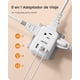 thumbnail image 5 of Adaptador de Enchufe LENCENT Blanco con 4 Salidas y 4 Puertos USB para Japón, Canadá y México, 5 of 7
