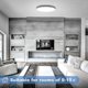 thumbnail image 5 of Lámpara de techo LED Ø23cm 12W 6500K Lámpara de techo para baño Lámpara de techo LED redonda impermeable IP55 Aplicable a baño, dormitorio, cocina, sala de estar,, 5 of 5
