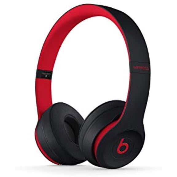 Beats Solo3 Wireless On-Ear Headphones - The Beats Decade Collection - Defiant Black-Red