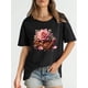 thumbnail image 1 of Women's Festive Christmas Nurse T-Shirt - Casual Top with Pink Roses & Chocolates Design, Round Neck, Machine Washable, Christmas Shirt, Holiday, 1 of 8