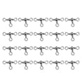 thumbnail image 2 of Copper+Stainless Steel  Flexible  Three Way Rolling Swivels, Rolling Swivels, For Fishing, 2 of 8
