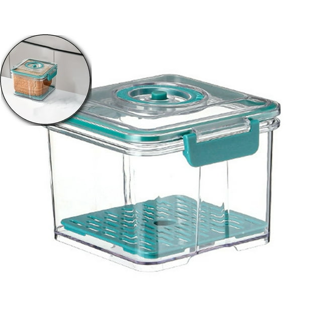 Dvruxg Bocal de Conservation des Aliments sous Vide, Récipient de Stockage Hermétique pour Réfrigérateur, Boîte de Conservation de Cuisine pour Garde-Manger
