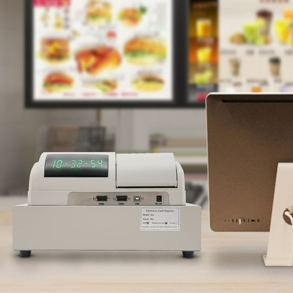 Cash Register, Electronic Cash Register, Electronic Cash Register with Drawer Box