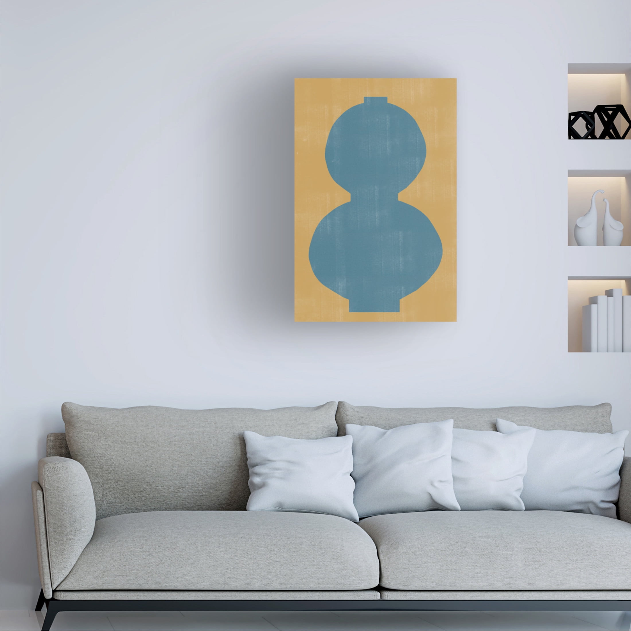 Trademark Fine Art THE MIUUS STUDIO Vase No4 Canvas Wall Art