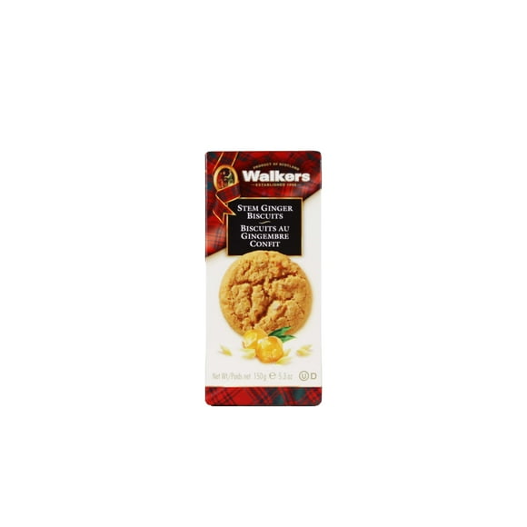 Walker's Stem Ginger Biscuits, 150 g