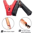 thumbnail image 2 of SHAR Jatiler Heavy Duty Pure Copper Alligator Clips for Car Battery Jump Leads (2pcs), 2 of 5