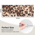 thumbnail image 5 of Beige and Brown Leopard Pattern Kitchen Rug Mat,Kitchen Runner Rugs Non Skid Washable,Decorative Kitchen Floor Mats for Kitchen,Sink,Laundry,17"X47", 5 of 5