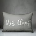 thumbnail image 2 of Creative Products Mrs. Claus in Gray 14x20 Spun Poly Pillow, 2 of 2