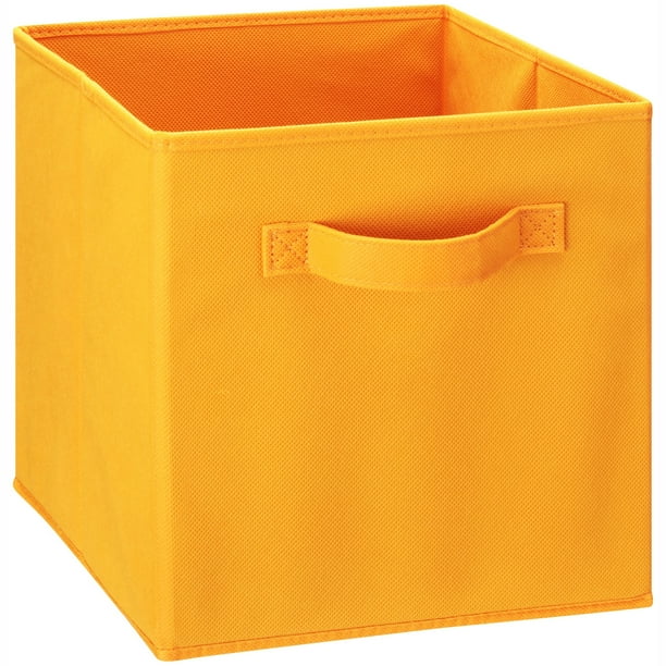 Closetmaid Multi Purpose Fabric Storage Drawer Orange 11 00 H X 10 50 W D Com Fabric Storage Drawer Orange, Yellow Fabric Storage Box Uk