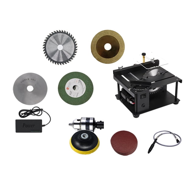koolsoo Multifunctional Woodworking Sliding Table Saw Household Bench Saw US Plug with 35mm Cutting 0Pcs 10Pcs