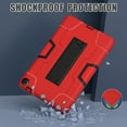 thumbnail image 2 of Dteck Rugged Case for for Onn 8 Inch Tablet Gen 3 (2022 Model:100071483), Heavy Duty Hybrid Shockproof Kickstand Cover Case, Red, 2 of 7
