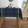 thumbnail image 3 of Rectangle Table Cloth, Clan Forbes Tartan Blue and Green Scottish Plaid Resistant Washable Tablecloth Decorative Table Cover for Dining, Indoor and Outdoor, 3 of 6
