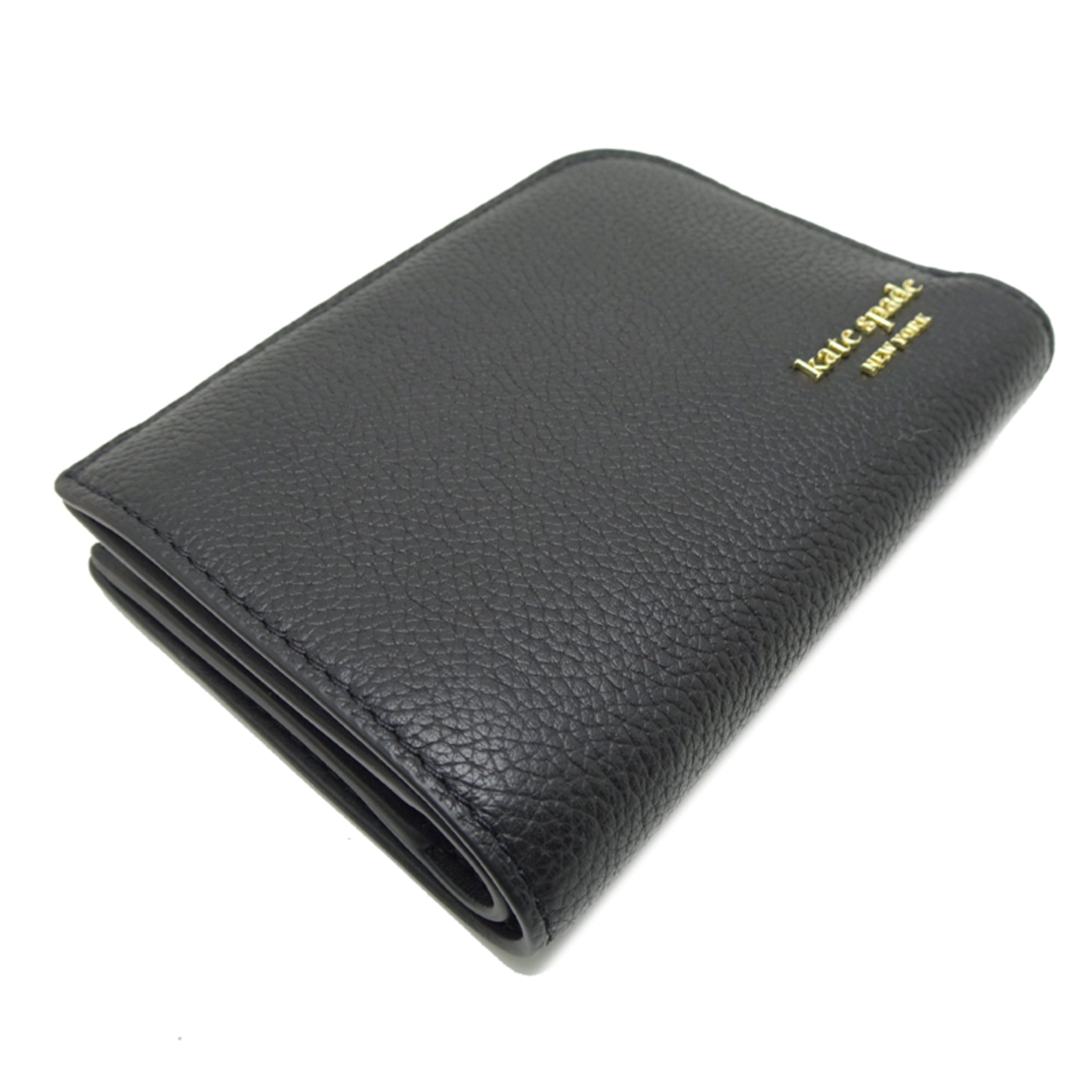 Pre-Owned Kate Spade Devin Small Compact Wallet, Women's Bifold Wallet KM372, Black... (Good)