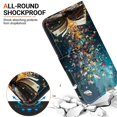 thumbnail image 6 of Leather For Motorola Moto G 5G 2025 / 2026 6.7-inch Crystal Material Wallet Case , With Card Holder,Wristband,Magnetic Clasp Kickstand Folio Cover,Color-5, 6 of 8