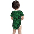 thumbnail image 5 of Daiia Green Leave Fern Printed Unisex-Baby Short Sleeve Onesies Bodysuits Baby Climbing Clothes Soft and Comfortable Romper with Expandable Shoulder Design-2 Years, 5 of 8