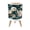 Color 2, variant on Floral Small Trash Can with Lid Elegant Deep Navy Rich Floral Detail 1.8 Gallon Dog Proof Trash Can Round Garbage Can Waste Bin Wastebasket for Bathroom Bedroom Living Room