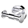 thumbnail image 2 of Eviva Twin Bullet Towel or Robe Hook Round Design (Brushed Nickel) Bathroom Accessories, 2 of 2