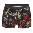 thumbnail image 4 of Goofa Vintage Gaming Printed Men's Boxer Briefs Underwear, Moisture-Wicking Underwear, Trunk,Soft and Breathable Cotton Underwear-Small, 4 of 9