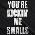 thumbnail image 4 of Maternity Kicking Me Smalls Funny T shirt Pregnancy Announcement Novelty Tee, 4 of 9
