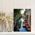 thumbnail image 2 of Cambridge River Punt Boat Canvas Print Wall Art for Living Room Bedroom Office Cafe Hotel Decor, 2 of 8