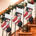 thumbnail image 7 of GZHJMY Santa Claus Dance Christmas Stockings 1PCS, Large Xmas Stockings Gift Decorations and Party Supplies,Used for Fireplace Decoration Socks Christmas Tree Decoration, 7 of 7