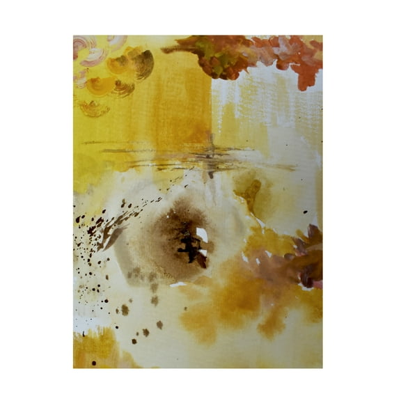 Canvas Wall Art - Maliq 'Abstract Landscape' Wall Art for Living Room, Bedroom, or Office Décor by Trademark Fine Art - 14 x 19 Inches