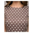 thumbnail image 3 of MORTTIC Women's Vintage Polka Dot Sleeveless Dress O-Neck Summer Cocktail Party Dress for Formal Events & Vacation Wear, 3 of 4