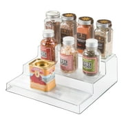 iDesign Clear 3-Tier Kitchen Pantry Organizers, 8.8 x 10 x 3.5