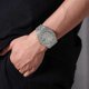 thumbnail image 3 of Reloj de hombre RUO LIN DO de aleación, caja plateada y esfera roja, 3 of 4