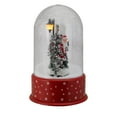 thumbnail image 4 of Northlight Lighted Santa with Street Light Snowing Christmas Globe - 11.75", 4 of 5