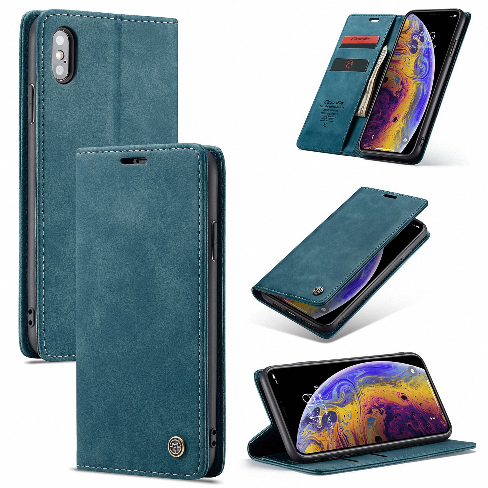 iPhone8 Shockproof Flip Case Cover for Apple iPhone7 iPhone 7 with Stand Feature Card Holder Magnetic Closure Lomogo Leather Wallet Case for iPhone 8 LOYTE010025 Yellow