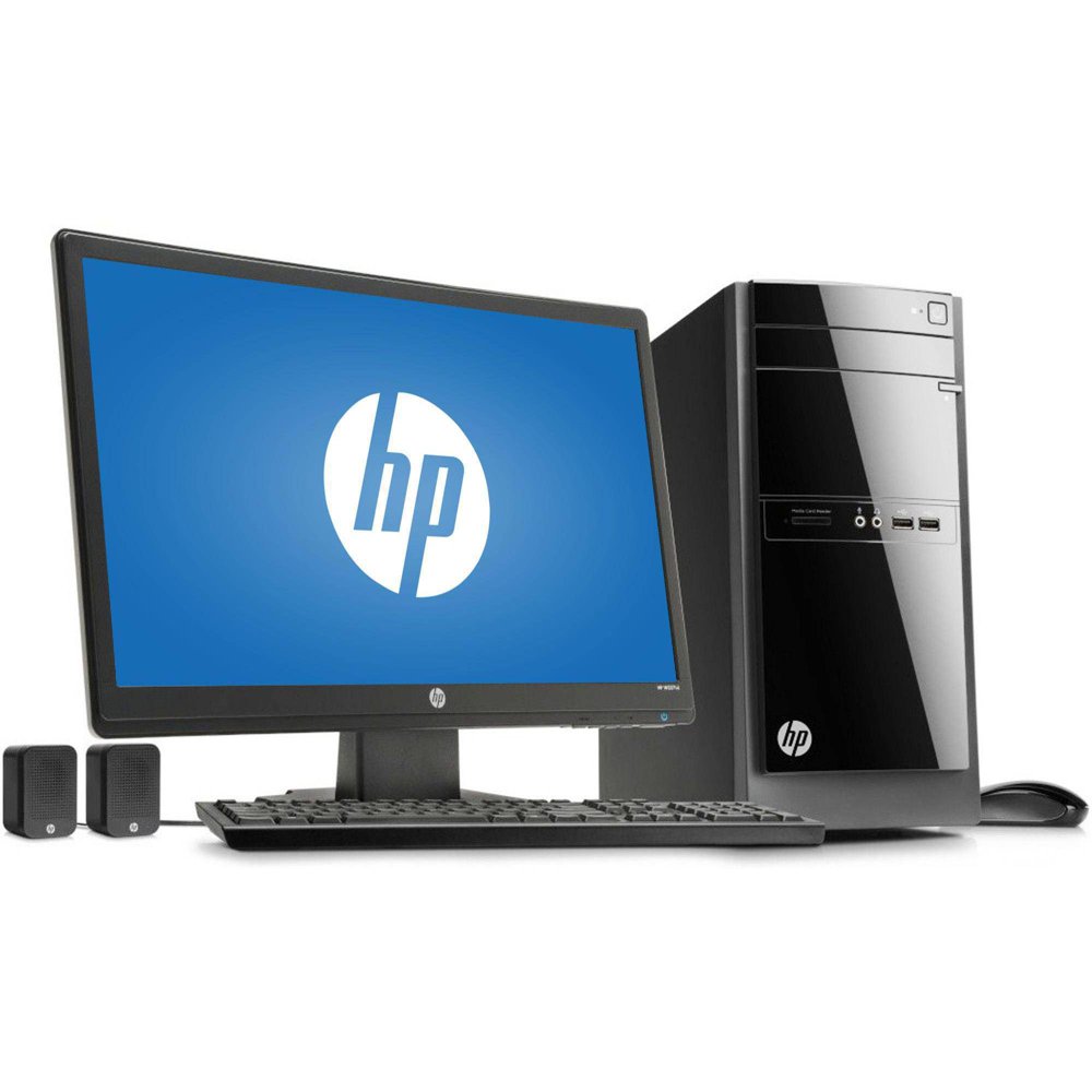 Refurbished HP 110243wb Desktop PC with AMD A45000 QuadCore Processor, 8GB Memory, 21.5