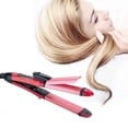 thumbnail image 3 of Herramienta multifunción de belleza para mujer: alisador y rizador de pelo, 2 en 1, para el cuidado del cabello, 3 of 7