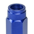 thumbnail image 4 of J2 Engineering LN-T7-027-125-BL J2 Engineering 7075 Aluminum M12 x 1.25 20 Pcs 90mm Open End Lug Nut Set with Adapter Blue, 4 of 6