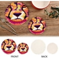 thumbnail image 4 of SKYSONIC Cheetah Watercolor Cool Pot Holders Trivets, 2 Pcs Heat Resistant Trivets,Wild Animal Summer Cotton Thread Weave Mats for Hot Pads Pans Pot Bowl Teapot for Kitchen Decor, 4 of 7
