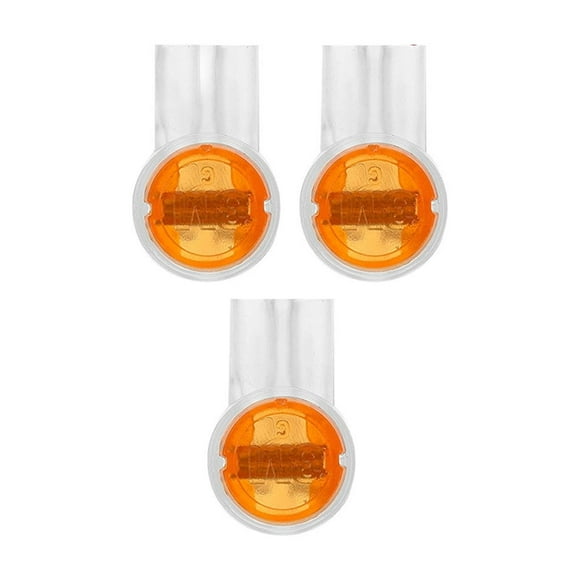 UPGRATOR 200pcs Waterproof Cable Connectors Phone Installation Plastic Double-Pole Connection Wiring