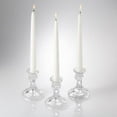 "Eastland Bulk Glass Taper Candle Holder 4"" Set of 12"
