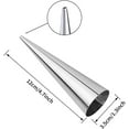 thumbnail image 2 of 20Pcs Large Conical Cream Horn Molds, Non-stick Cream Horn Molds Stainless Steel, 5 inch Large Size Cannoli Tubes Kit Pack of Baking Cones Pastry Roll Horn Croissant Mold With brush, 2 of 7