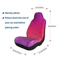 thumbnail image 5 of Sikiie Light Purple Glitter Car Seat Covers 2PCs Front Car Seat Covers Universal fit for Most Cars SUVs and Trucks-1, 5 of 9